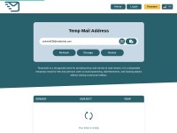 Desktop screenshot for tempmails.net