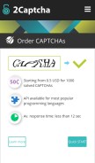 How 2captcha.com looks like on a mobile device such as an iPhone.