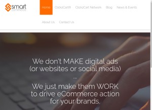How 2cart.net looks like on a tablet such as an iPad.