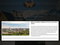 Desktop screenshot for monarchroofing.com