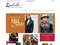 Desktop screenshot for zippileather.com