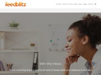 Desktop screenshot for feedblitz.com