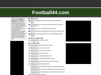 Desktop screenshot for football44.com