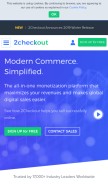 How 2checkout.com looks like on a mobile device such as an iPhone.