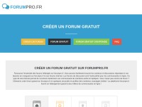 Desktop screenshot for forumpro.fr