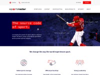 Desktop screenshot for sportradar.us
