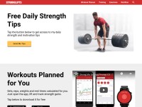 Desktop screenshot for stronglifts.com