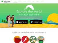 Desktop screenshot for dolphin-browser.com