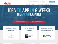 Desktop screenshot for appian.com