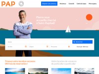 Desktop screenshot for papvacances.fr