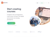 Desktop screenshot for easygenerator.com