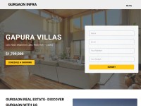 Desktop screenshot for gurgaoninfra.in