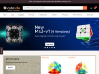 Desktop screenshot for cubelelo.com