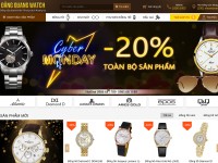 Desktop screenshot for dangquangwatch.vn