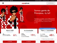Desktop screenshot for pepephone.com