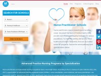 Desktop screenshot for nursepractitionerschools.com