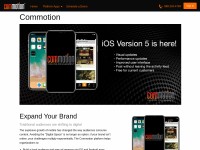 Desktop screenshot for commotion.com