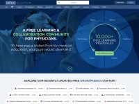 Desktop screenshot for orthobullets.com