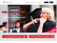 Desktop screenshot for umergencyapp.com