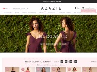 Desktop screenshot for azazie.ca