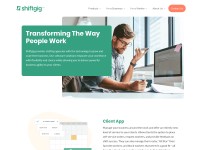 Desktop screenshot for shiftgig.com