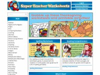Desktop screenshot for superteacherworksheets.com