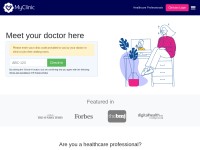 Desktop screenshot for myclinic.com