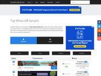 Desktop screenshot for topminecraftservers.org