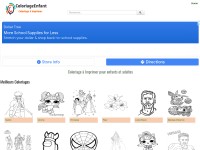 Desktop screenshot for coloriageenfant.com