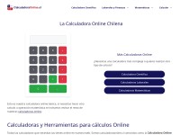 Desktop screenshot for calculadoraonline.cl
