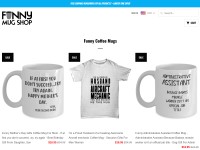 Desktop screenshot for funnymugshop.com