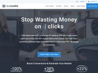 Desktop screenshot for clickguard.com