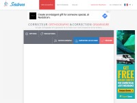 Desktop screenshot for scribens.fr