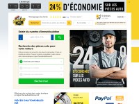 Desktop screenshot for piecesautodiscount.fr