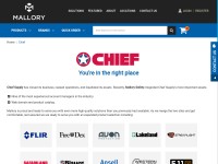 Desktop screenshot for chiefsupply.com