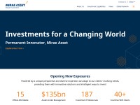 Desktop screenshot for miraeasset.com