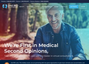 How 2nd.md looks like on a tablet such as an iPad.