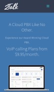 How 2talk.com looks like on a mobile device such as an iPhone.