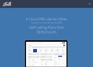 How 2talk.com looks like on a tablet such as an iPad.