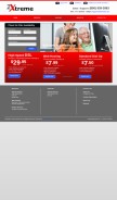 How 2xtreme.net looks like on a mobile device such as an iPhone.