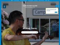 Desktop screenshot for viu.ca