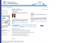 Desktop screenshot for ijdr.in