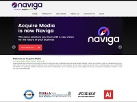 Desktop screenshot for acquiremedia.com