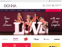 Desktop screenshot for donnalace.com