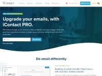 Desktop screenshot for icontact.com