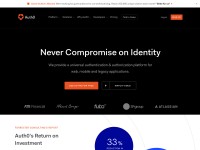 Desktop screenshot for auth0.com