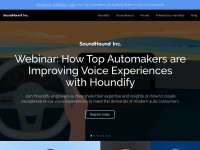 Desktop screenshot for soundhound.com