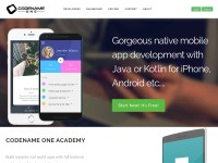 Desktop screenshot for codenameone.com