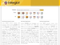 Desktop screenshot for interglot.com