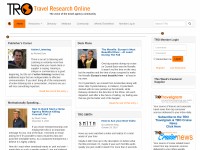 Desktop screenshot for travelresearchonline.com
